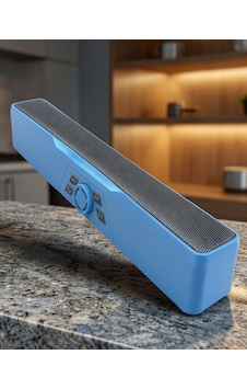 Rgb Işıklı Bluetooth Soundbar Hoparlör 1500 Mah Mavi Bls86-4