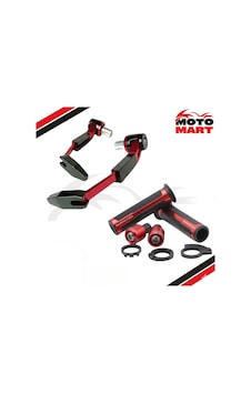 Bajaj Pulsar N 250 Elcik Ve Manet Koruma Set-kırmızı-ma16159 Bajaj Pulsar N 250 Elcik Ve Manet Koruma Set-kırmızı-ma16159