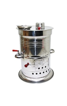 ÖZ-EL ZHT6442 10 L Tek Musluk Piknik Semaveri Inox ÖZ-EL ZHT6442 10 L Tek Musluk Piknik Semaveri Inox