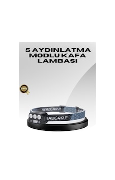 Usb Şarjlı Led Kafa Lambası 300 Lümen Güç Göstergeli Usb Şarjlı Led Kafa Lambası 300 Lümen Güç Göstergeli