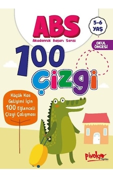 ABS 100 Çizgi - Küçük Kas Gelişimi İçin 100 Eğlenceli Çizgi Çalışması 5 - 6 Yaş - Buçe Dayı - Pinokyo ABS 100 Çizgi - Küçük Kas Gelişimi İçin 100 Eğlenceli Çizgi Çalışması 5 - 6 Yaş - Buçe Dayı - Pinokyo