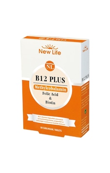 Newlife B12 Plus Methylcobalamin B12 Vitamini Folik Asit Biotin 60 Kapsül Newlife B12 Plus Methylcobalamin B12 Vitamini Folik Asit Biotin 60 Kapsül