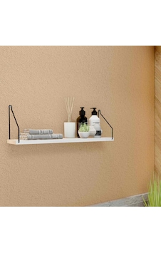 Duvar Rafı Kitaplık Mutfak Banyo Yaşam Alanı 15 X 40 Cm Beyaz Duvar Rafı Kitaplık Mutfak Banyo Yaşam Alanı 15 X 40 Cm Beyaz
