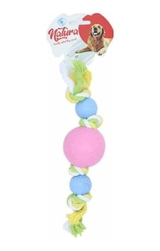 Natura Plastik Üç Toplu Köpek Çiğneme Oyuncağı 27 CM Natura Plastik Üç Toplu Köpek Çiğneme Oyuncağı 27 CM