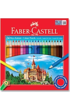 Faber-Castell Kuru Boya Kalemi 24 Renk Faber-Castell Kuru Boya Kalemi 24 Renk