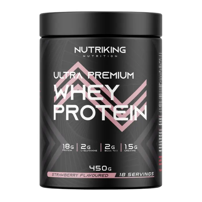 Whey Protein Tozu 450g 18 Servis Çikolata Aromalı Çilek