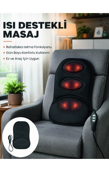 Lexroo Isıtmalı Masaj Minderi Masaj Motoru, Kablolu Kumanda Ve Ço Diğer Lexroo Isıtmalı Masaj Minderi Masaj Motoru, Kablolu Kumanda Ve Ço Diğer