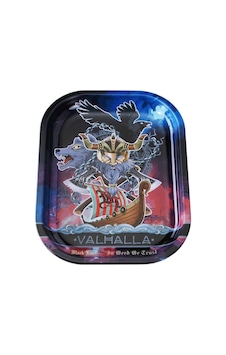 Küçük Metal Tepsi Valhalla-1601 Mavi Küçük Metal Tepsi Valhalla-1601 Mavi