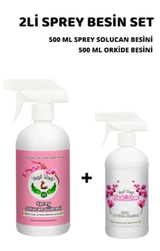 Çiçek Besini Ve Orkide Besinli Sprey Besin Seti 2 Çiçek Besini Ve Orkide Besinli Sprey Besin Seti 2