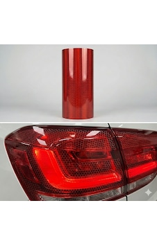 Petek Desenli 3d Colormatik Far Filmi Stop Folyosu 1mx30cm Kırmızı Diğer Petek Desenli 3d Colormatik Far Filmi Stop Folyosu 1mx30cm Kırmızı Diğer