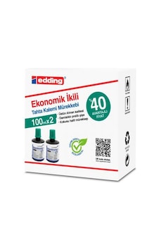 Eddıng Tahta Kalem Mürekkebi 100 ML. 2'li Yeşil Eddıng Tahta Kalem Mürekkebi 100 ML. 2'li Yeşil