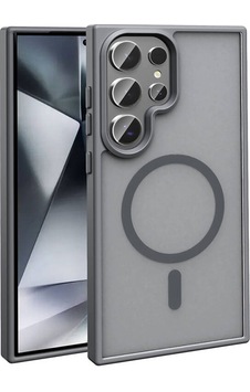 Nihcase Samsung Uyumlu Galaxy S24 Ultra Kılıf M-safe Şarj Özellikli Mat Arka Yüzey Sio Kapak Nihcase Samsung Uyumlu Galaxy S24 Ultra Kılıf M-safe Şarj Özellikli Mat Arka Yüzey Sio Kapak