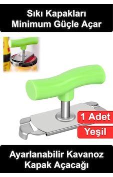 Kapakaçacağı Ayarlanabilir Paslanmaz Çelik Kavanoz Kapak Açacağı Şişe Açıcı Ergonomik Tutacaklı Ev Diğer