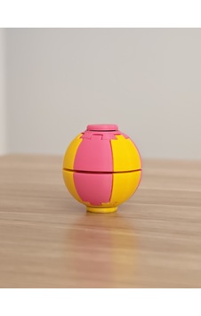 Popspin Basınca Dönen Eğlenceli Top Oyuncağı - Dönen Top Motor Becerisi Geliştirici Hareketli Top-spın Ball-stres Topu