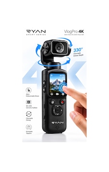 4k Vlog Kamera Dokunmatik Ekranlı 330 Otomatik Dönen Başlık Wifi Akıllı Yüz Takipli