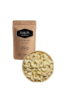 Çiğ Kaju 1kg Doypack Ambalaj, Tuzsuz