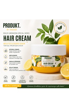 Produkt By Tanzade Dolce Limoncera Besleyici Saç Bakım Kremi 300 Ml