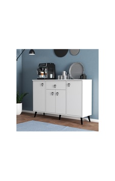 4 Kapaklı Çekmeceli Kahve Köşesi Dolabı - Mutfak Dolabı - Konsol - Dresuar Beyaz - 687004190 Beyaz 4 Kapaklı Çekmeceli Kahve Köşesi Dolabı - Mutfak Dolabı - Konsol - Dresuar Beyaz - 687004190 Beyaz