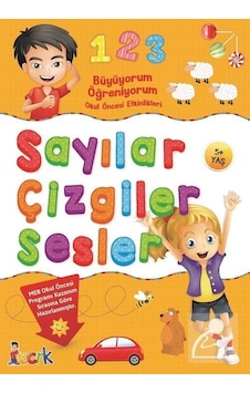 Mercankitap Sayılar Çizgiler Sesler / Büyüyorum Öğreniyorum Okul Öncesi Et. Mercankitap Sayılar Çizgiler Sesler / Büyüyorum Öğreniyorum Okul Öncesi Et.