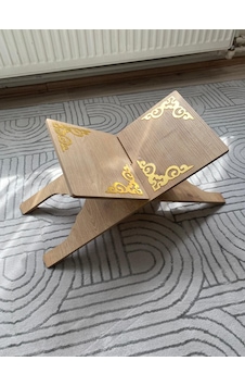 Büyük Boy Rahle Gold Aynalı Pleksi Dekor Kuran-ı Kerim Okuma Rahlesi Büyük Boy Rahle Gold Aynalı Pleksi Dekor Kuran-ı Kerim Okuma Rahlesi
