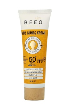 Tr Bee'o Propolisli Yüksek Koruma Yüz Güneş Kremi, 50+ Spf, 40 Ml