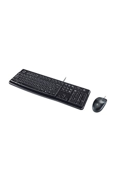 Logitech Mk120 Klavye & Mouse Seti Kablo-siyah
