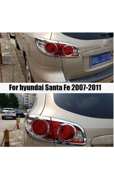 Hyundai Santa Fe 2006 2012 Arka Stop Kaplama Abs Krom