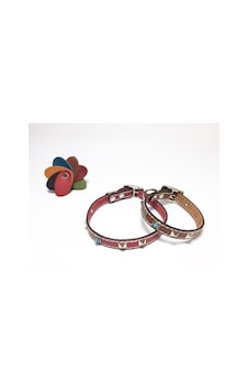 Lino Aksesuarli Köpek Boyun Tasması 15 MMx30 CM Bordo - Kahverengi Lino Aksesuarli Köpek Boyun Tasması 15 MMx30 CM Bordo - Kahverengi