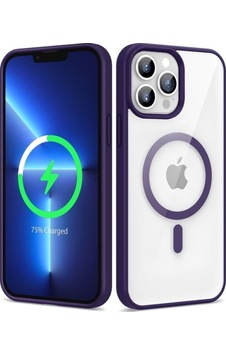 Apple Uyumlu iPhone 13 Pro Kılıf M-safe Wireless Şarj Özellikli Silikon Zore Ege Kapak Derin Mor Apple Uyumlu iPhone 13 Pro Kılıf M-safe Wireless Şarj Özellikli Silikon Zore Ege Kapak Derin Mor