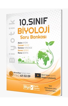 Biyotik Yayınları 10.sınıf Soru Bankası Biyoloji - 2025-26 Biyotik Yayınları 10.sınıf Soru Bankası Biyoloji - 2025-26