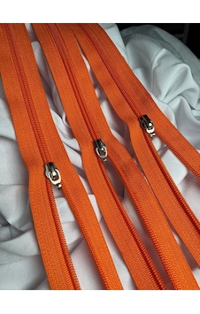Tip10 Fermuar Turuncu 5 Adet 50cm Tip10 Fermuar Turuncu 5 Adet 50cm