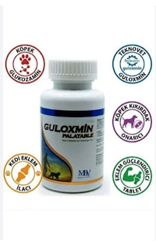 Teknovet Guloxmin 90 Tablet - Kedi Ve Köpekler İçin Eklem, Kıkırdak Ve Glukozamin Takviyesi Palatable Tablet Teknovet Guloxmin 90 Tablet - Kedi Ve Köpekler İçin Eklem, Kıkırdak Ve Glukozamin Takviyesi Palatable Tablet