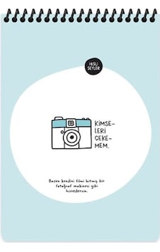 Keskin Hisli Şeyler Kimseleri Çekemem A5 80yp. Çiz. Üstten Spr. Kar. Kap. Not Defter 500570-99 Diğer Keskin Hisli Şeyler Kimseleri Çekemem A5 80yp. Çiz. Üstten Spr. Kar. Kap. Not Defter 500570-99 Diğer