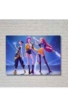 Anime K-pop Temalı Dekoratif Duvar Posteri Anime K-pop Temalı Dekoratif Duvar Posteri