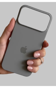 Iphone 17 Pro Max Uyumlu Kılıf Logolu Lansman Soft Yumuşak Içi Kadife Silikon Kapak Gri Iphone 17 Pro Max Uyumlu Kılıf Logolu Lansman Soft Yumuşak Içi Kadife Silikon Kapak Gri