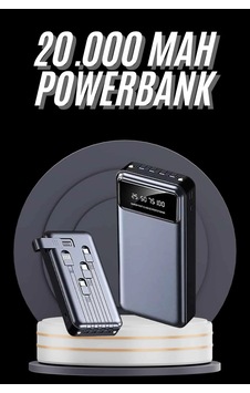 Ers Hızlı Şarj Özellikli 20.000 Mah Dijital Göstergeli Usb Girişli Android Ve İos Uyumlu Powerbank Çok Renkli 27225732 Ers Hızlı Şarj Özellikli 20.000 Mah Dijital Göstergeli Usb Girişli Android Ve İos Uyumlu Powerbank Çok Renkli 27225732