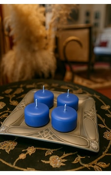 Yüzen Mum 4'lü 156 Gram Meditasyon Mumu Özel Renk Seçenekleri Mavi Yüzen Mum 4'lü 156 Gram Meditasyon Mumu Özel Renk Seçenekleri Mavi