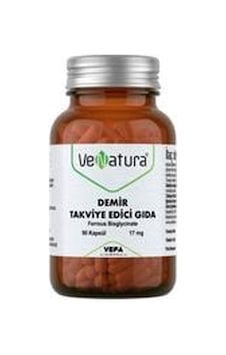 Venatura Demir Bisglisinat ve Vitamin C90 Kapsül Venatura Demir Bisglisinat ve Vitamin C90 Kapsül