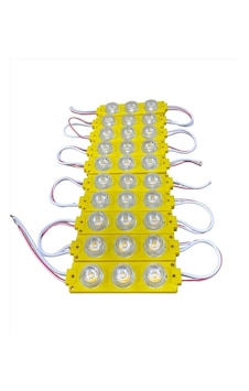 12 Volt 3'lü 3w Amber Modül Led 10 Adet 12 Volt 3'lü 3w Amber Modül Led 10 Adet