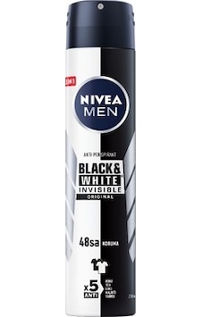 Nivea Invisible Men Black&White Erkek Sprey Deodorant 200 ML Nivea Invisible Men Black&White Erkek Sprey Deodorant 200 ML