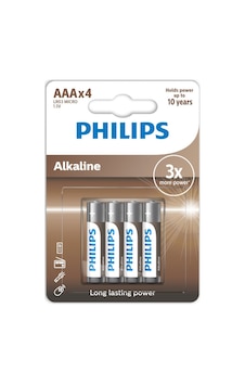 Philips İnce Kalem Pil Aaa 4lü Philips İnce Kalem Pil Aaa 4lü