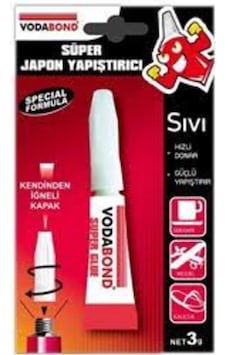 Vodabond Japon Yapıştırıcısı 3Gr Vodabond Japon Yapıştırıcısı 3Gr