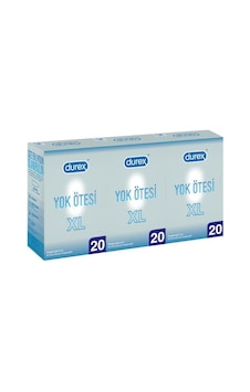 Durex Yok Ötesi XL İnce Prezervatif 60'lı Durex Yok Ötesi XL İnce Prezervatif 60'lı