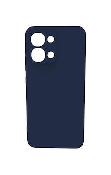Oppo A6 Pro Kılıf Kamera Korumalı Silikon Rubber Arka Kapak Lacivert