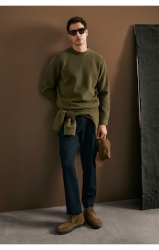 Lufian Logan Erkek Sweatshirt Kahverengi Kahverengi 112030194100400 Lufian Logan Erkek Sweatshirt Kahverengi Kahverengi 112030194100400