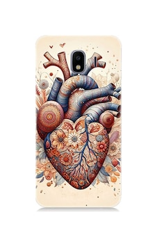 Samsung Galaxy J2 Pro Uyumlu Çiçekli Kalpte Sevgi Desenli Silikon Kılıf Çok Renkli Samsung Galaxy J2 Pro Uyumlu Çiçekli Kalpte Sevgi Desenli Silikon Kılıf Çok Renkli