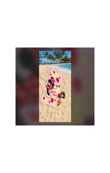 Minnie Mouse Ballonet Plaj Havlusu Pembe Minnie Mouse Ballonet Plaj Havlusu Pembe