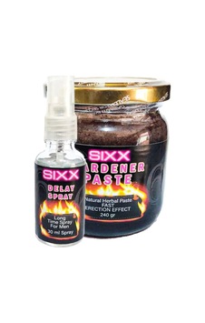 Sixx Anl Relaxer Gel 60 Ml Herbal Paste Doğal Macun 240 Gr
