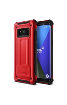 Verus Galaxy Uyumlu S8 Terra Guard Kılıf Crimson Red