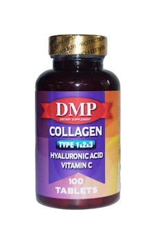 Dmp Collagen Type 1.2.3 Hyaluronic Acid Vitamin C 100 Tablets Dmp Collagen Type 1.2.3 Hyaluronic Acid Vitamin C 100 Tablets